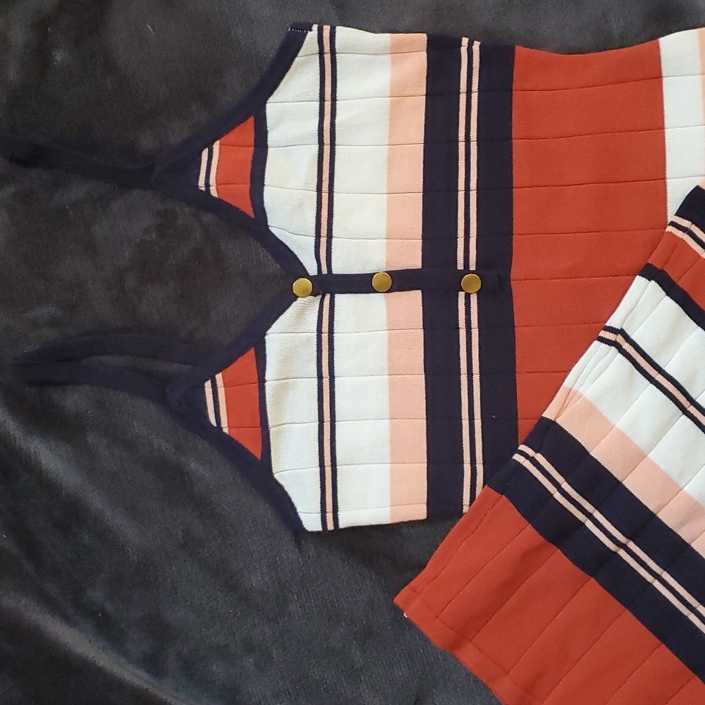Bodycon striped dress